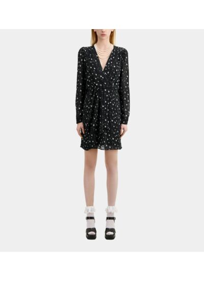 Robe Courte A Manches Longues Femme