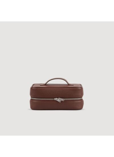 Trousse de toilette en toile enduite