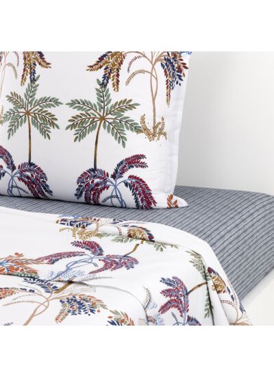Olivier Desforges - Drap plat en percale de coton multicouleurs, Ispahan