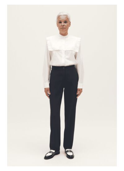 Pantalon tailleur bleu marine