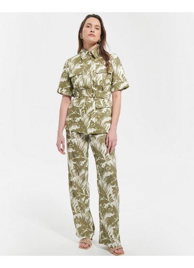 Pantalon Pampelonne Imprimé en lin