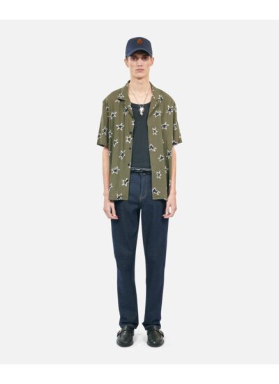 Chemise Imprimée Manches Courtes Homme