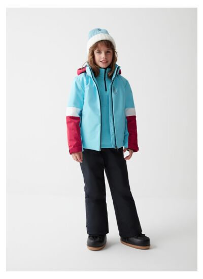 Veste de ski color block fille