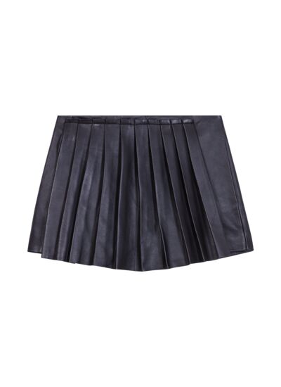 Short trompe l'œil en cuir