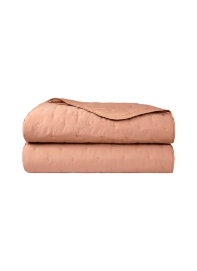 Yves Delorme - Couvre lit en satin marron, Triomphe