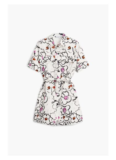 ROBE CAMISERO FLOR