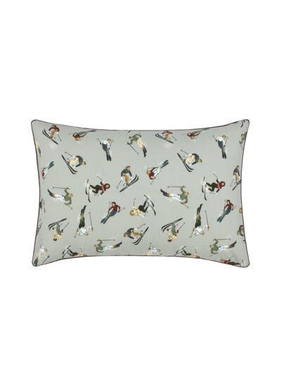 Olivier Desforges - Taie d'oreiller en satin de coton lavé, Hors Piste