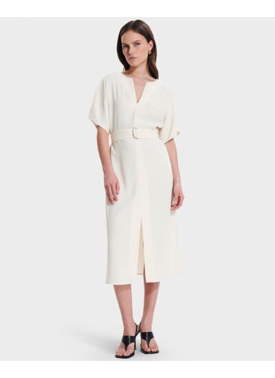 Robe Rafaelle Ecru en Polyester