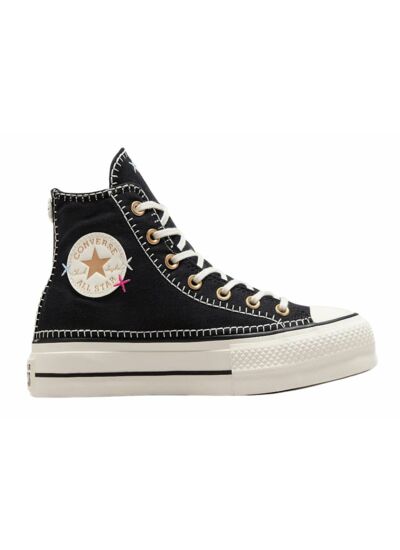 Chuck Taylor All Star Lift Hi Black/Egret/Gold
