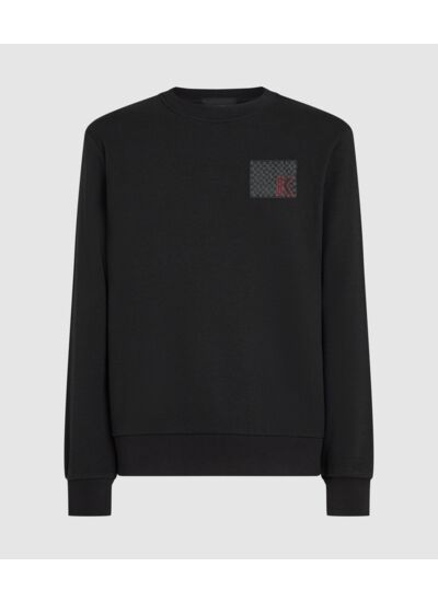 K LOGO WOVEN LABEL SWEATSHIRT