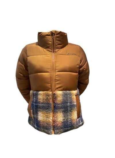 W SHADOW CLIFFS FS SHERPA HYBRID JACKET Marron