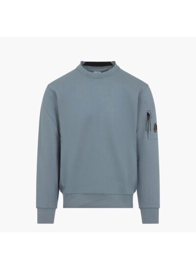CP Company Pull Crewneck Diagonal Raised Bleu gris