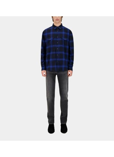 Chemise A Carreaux Manches Longues Homme