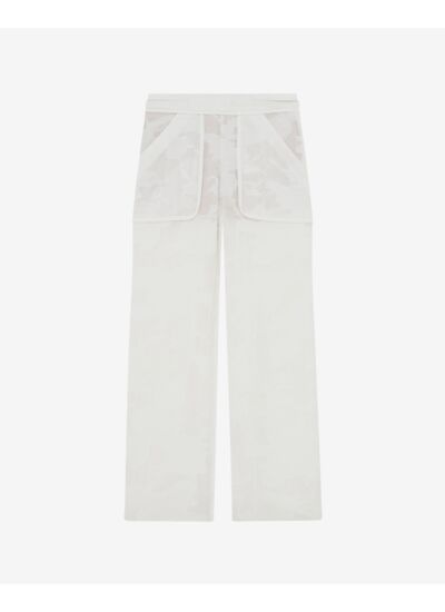Pantalon Large En Jacquard Freyanne