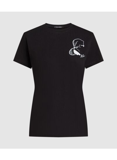 SKETCH CAMEO PRINT T-SHIRT