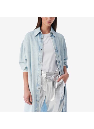 Surchemise Longue En Jean Toti