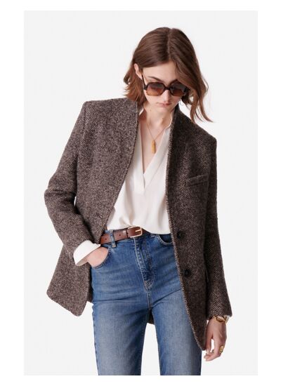 Veste Jovanka En Laine Mélangée