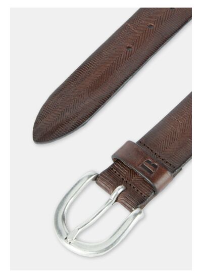 Ceinture Imprimée En Cuir