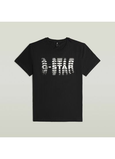 T-shirt Shattered Graphic