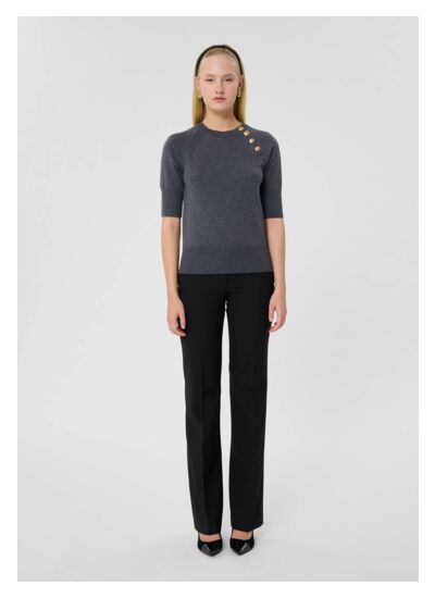 Pull Pastelle-Gris Chine en Polyester