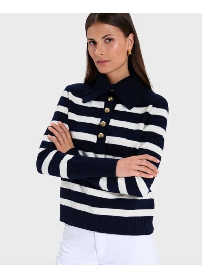Pull Nuriel Rayures en Laine