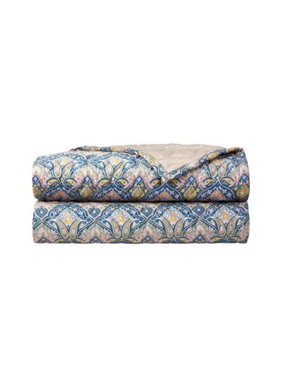 Yves Delorme - Couvre lit en satin multicouleurs, Dandy