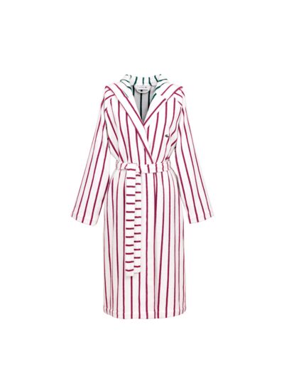 Lacoste - Peignoir de bain en coton 420 g/m², L Réversible