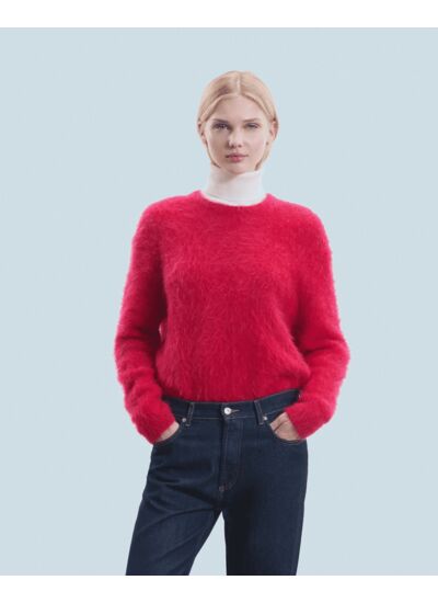 Pull Col Rond Alpaga