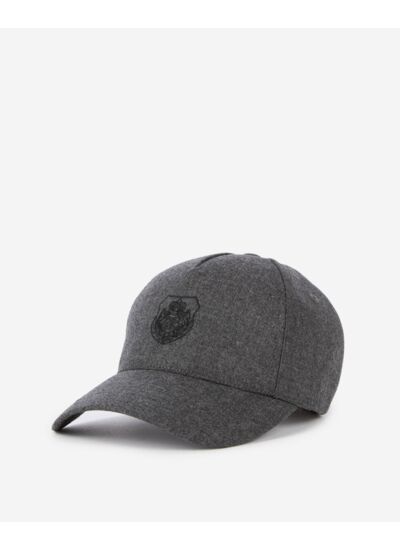 Casquette En Flanelle Grise