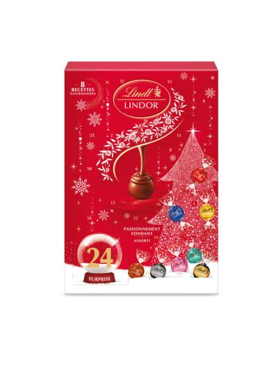 CALENDRIER DE L'AVENT LINDOR ASSORTI 312G