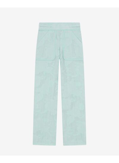 Pantalon Large En Jacquard Freyanne