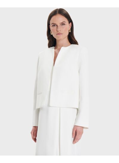 Veste Vincenzo Ecru en Polyester