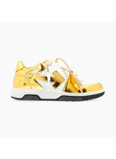 Off-White Gold 'Out Of Office' sneakers Off-White