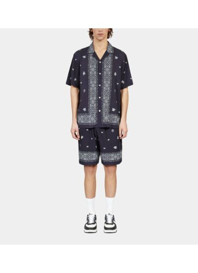 Chemise Imprimée Manches Courtes Homme