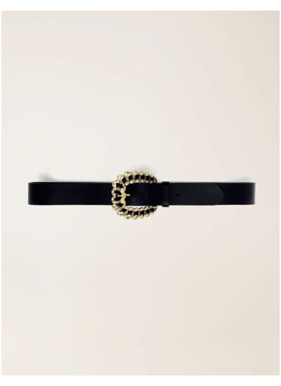Ceinture à boucle strassée