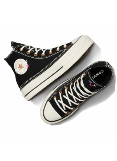 Chuck Taylor All Star Lift Hi Black/Egret/Gold