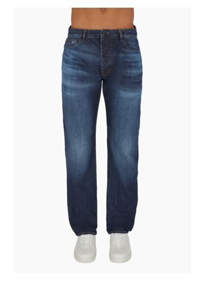 Pantalon 5 poches - jean bleu