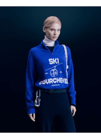 Pull Col Camionneur Courchevel