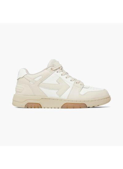 Off-White Cream`Out Of Office Calf Leather`