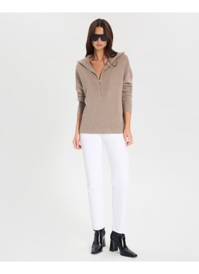 Pull Nabu Taupe en Laine