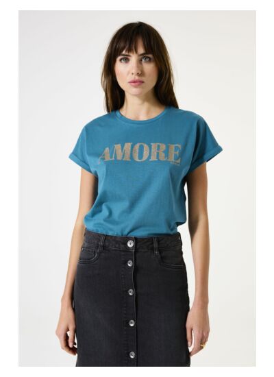 Women T-shirt Blue