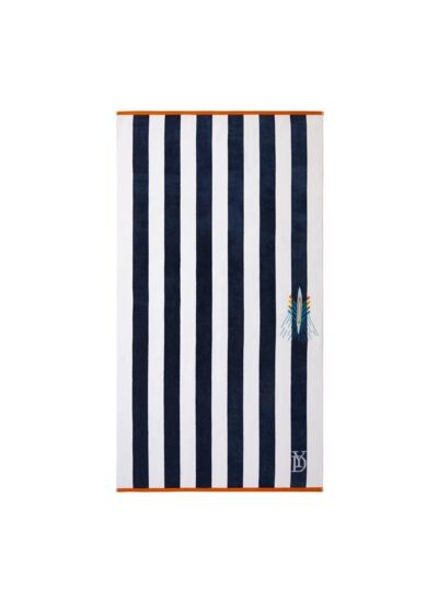 Yves Delorme - Serviette de plage en coton 450 g/m², Tribord
