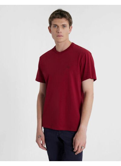 T-shirt Benny en coton bordeaux