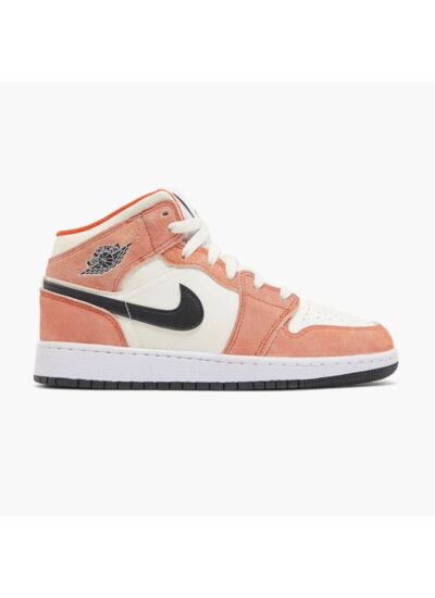 Air Jordan 1 Mid SE Orange Suede