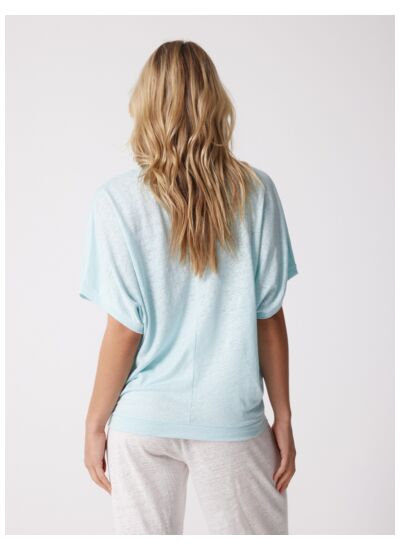 T-shirt lin Sophia OPALINE
