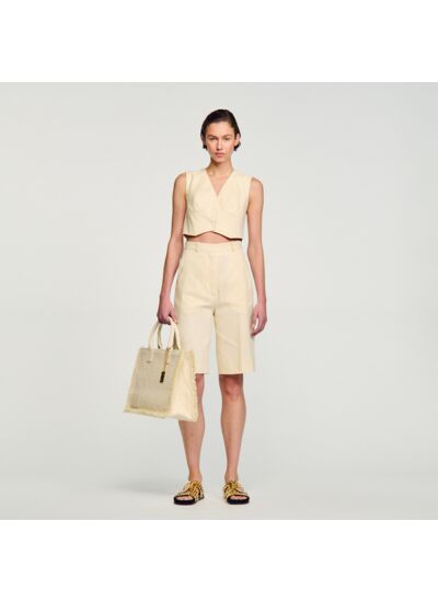 Veston en lin mélangé