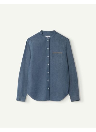 Chemise Britany en coton marine