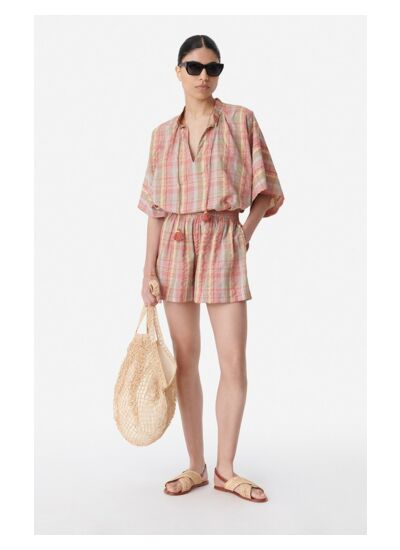 SHORT Tyliam En Coton Et Lin