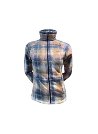 Sawyer Rapids Printed Full Zip Fleece Bleu