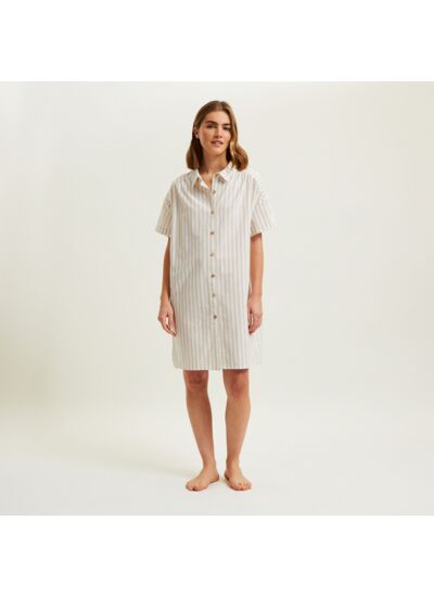 Laurence Tavernier - Robe Courte en voile de coton, Sardaigne